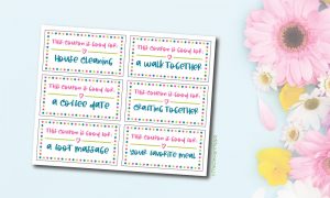 Free Printable Coupon Book for Mom