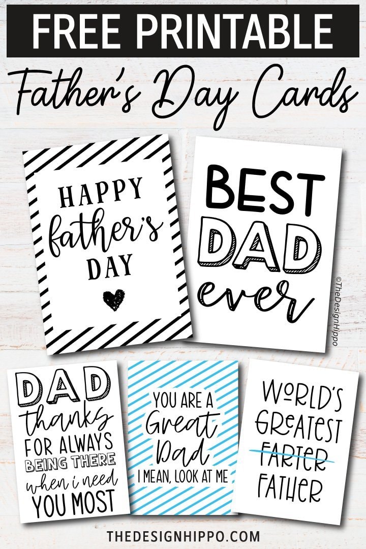 Happy Father Day Card Printable