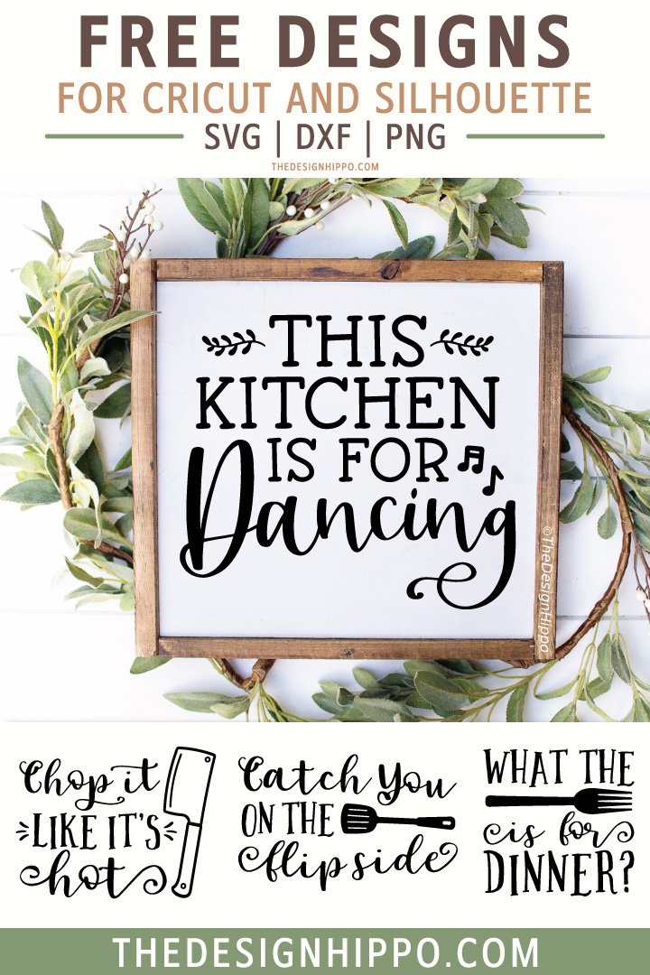 Download 4 Free Funny Farmhouse Kitchen SVG Cut Files for Cricut