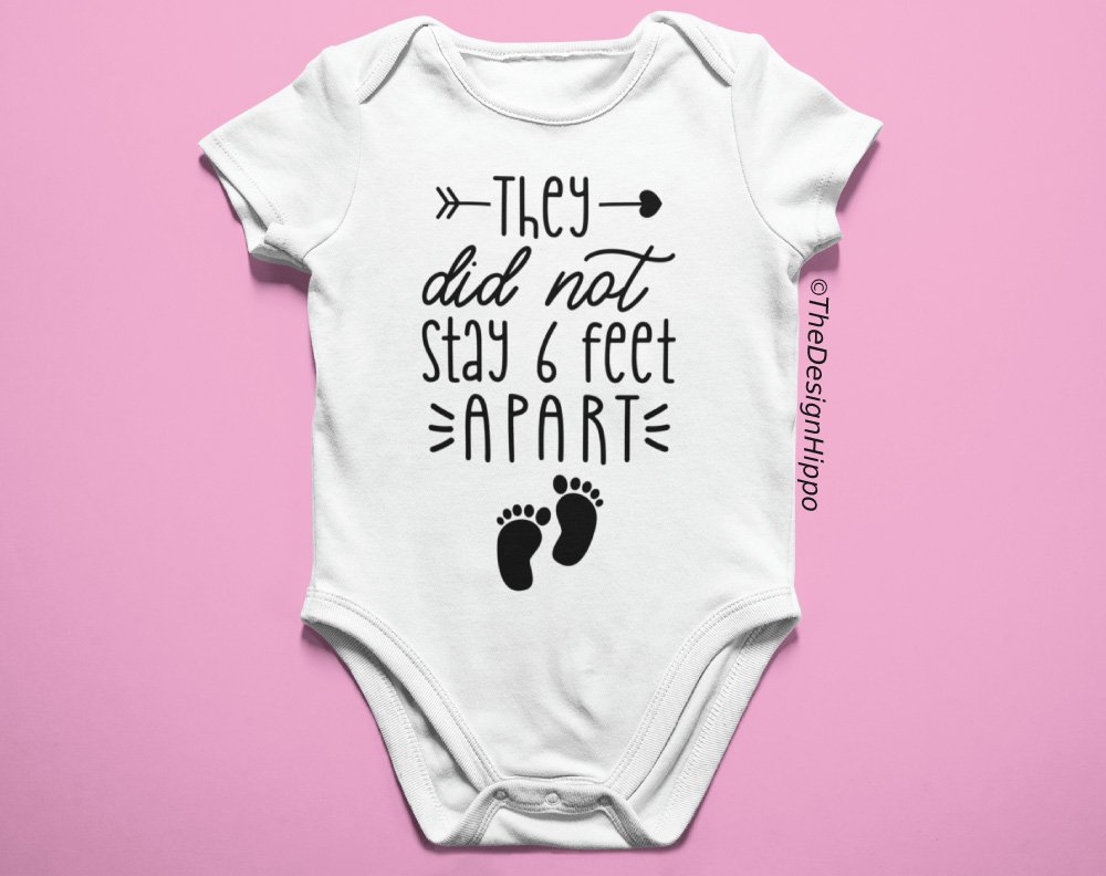 Download Free Funny Quarantine Pregnancy Announcement SVG for Cricut