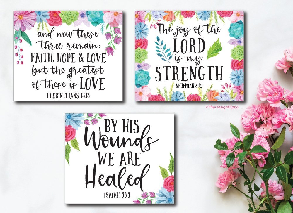 9 Beautiful & Free Printable Scripture Cards For Bible Study