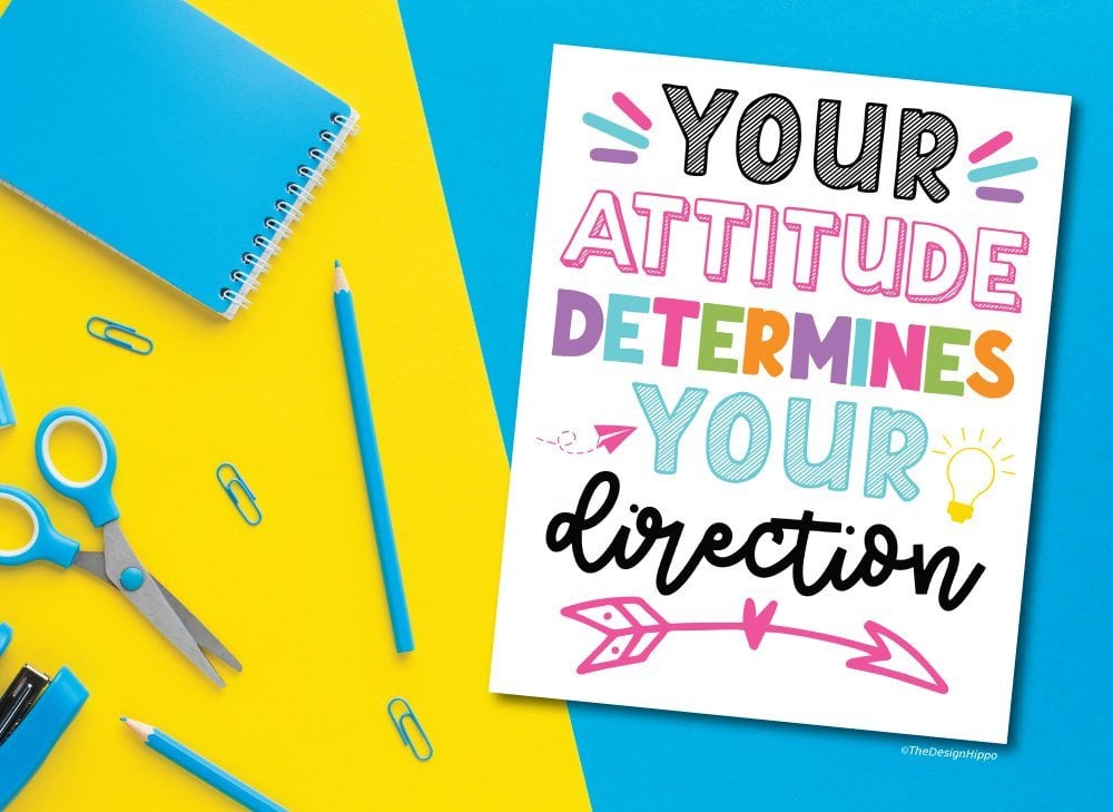 Free Printable Classroom Posters with Motivational Quotes