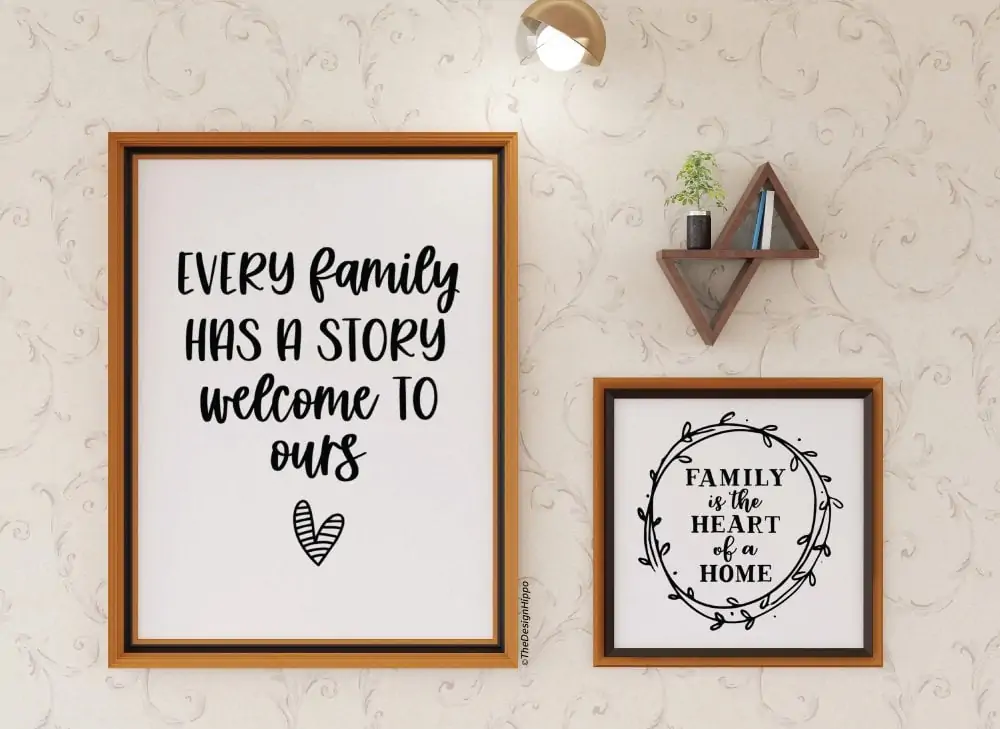 Free Farmhouse Family Quote Wall Art Printable
