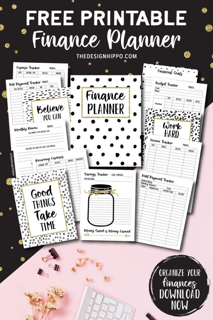 Free Printable Finance Planner to Organize Your Budget