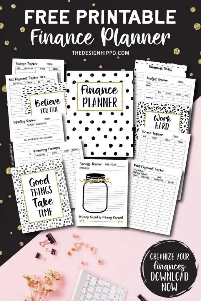Free Printable Finance Planner to Organize Your Budget