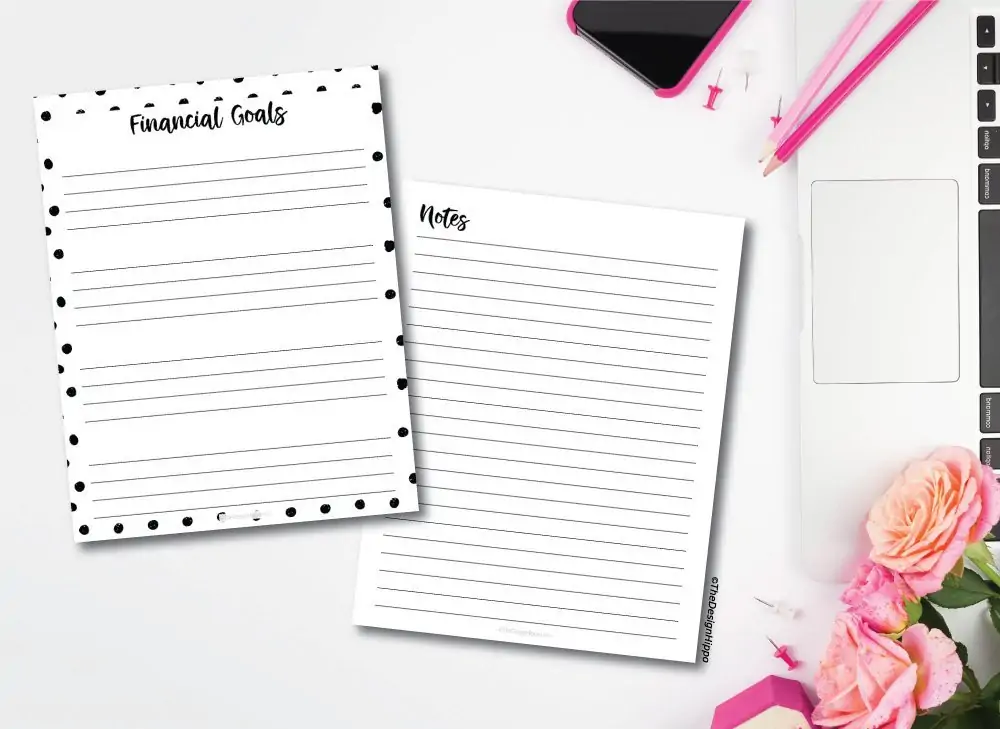 Free Printable Financial Goals Planner