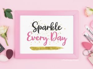 Free Makeup Decor Printables - Set of 12 Glam Quotes