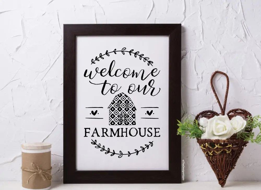 Free Printable Welcome to our Farmhouse for DIY Home Decor