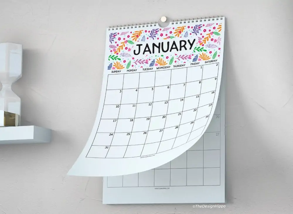 Free Printable Calendar 2021 for Moms Teachers School Small Business