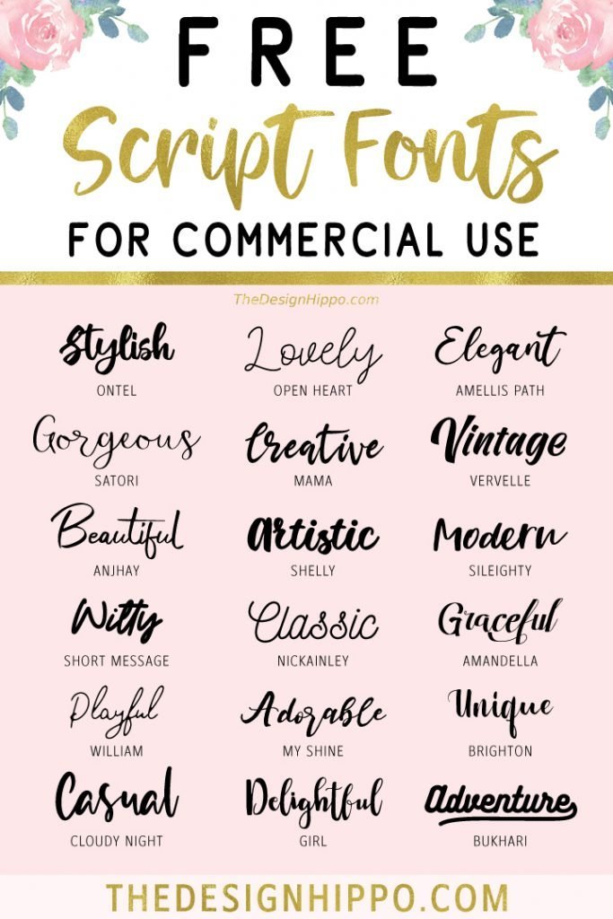 18 Free Script Fonts For Commercial Use That Youll Be Amazed By