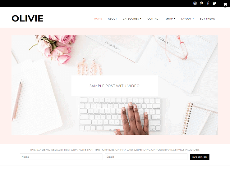 how to start a blog - Bluchic Olivie WordPress Theme