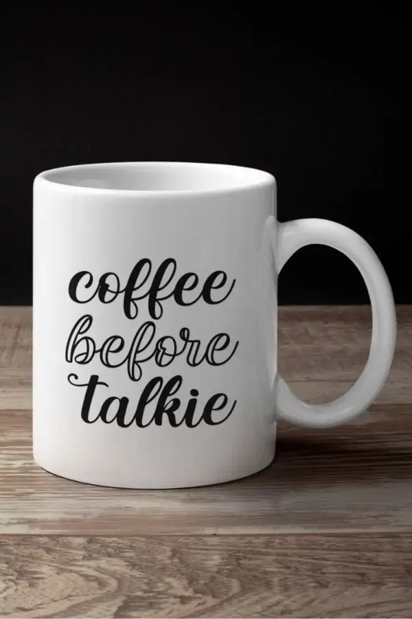 free coffee svg quote - coffee before talkie