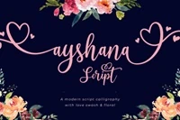 ayshana script font