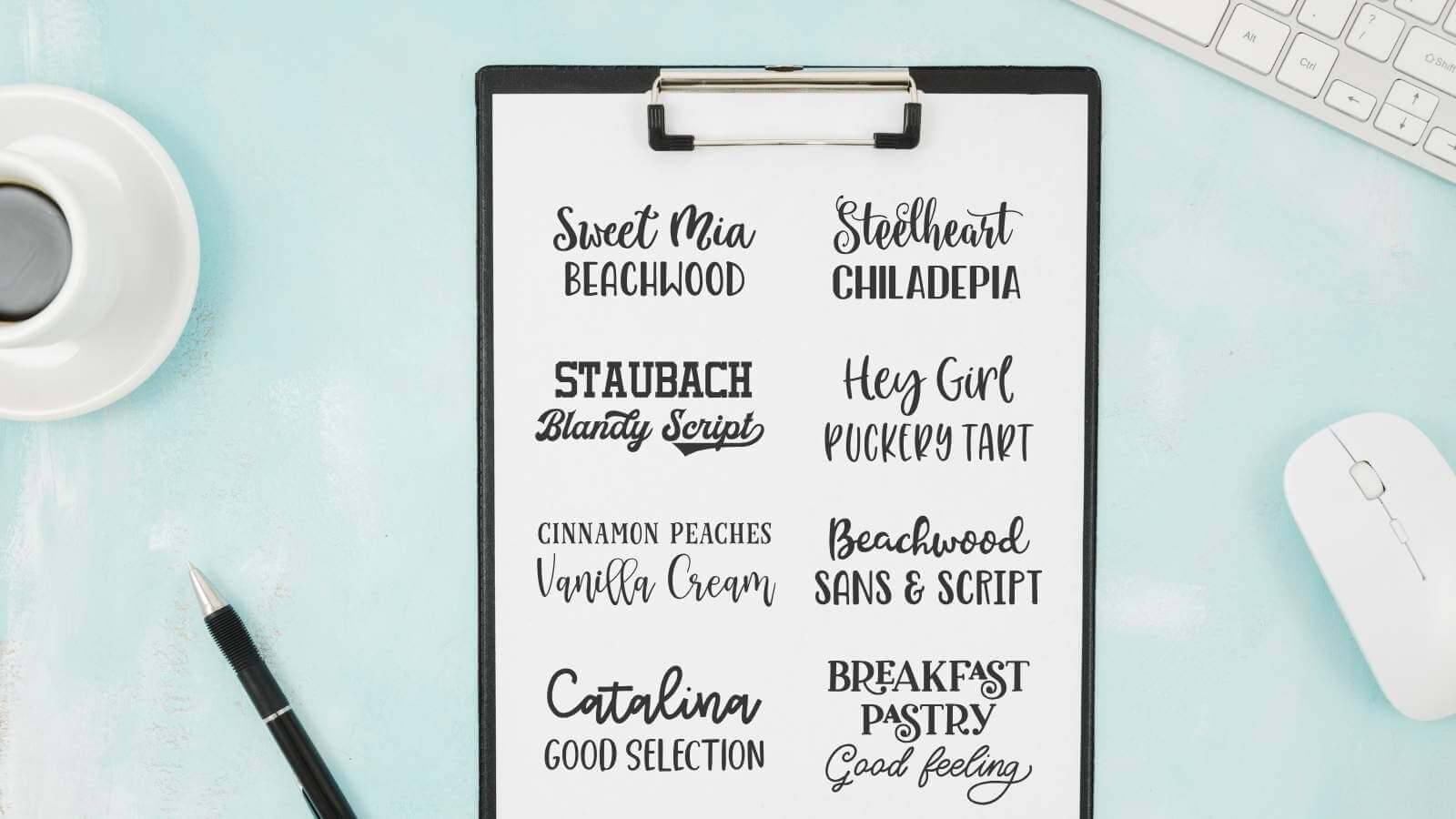 cricut font pairings