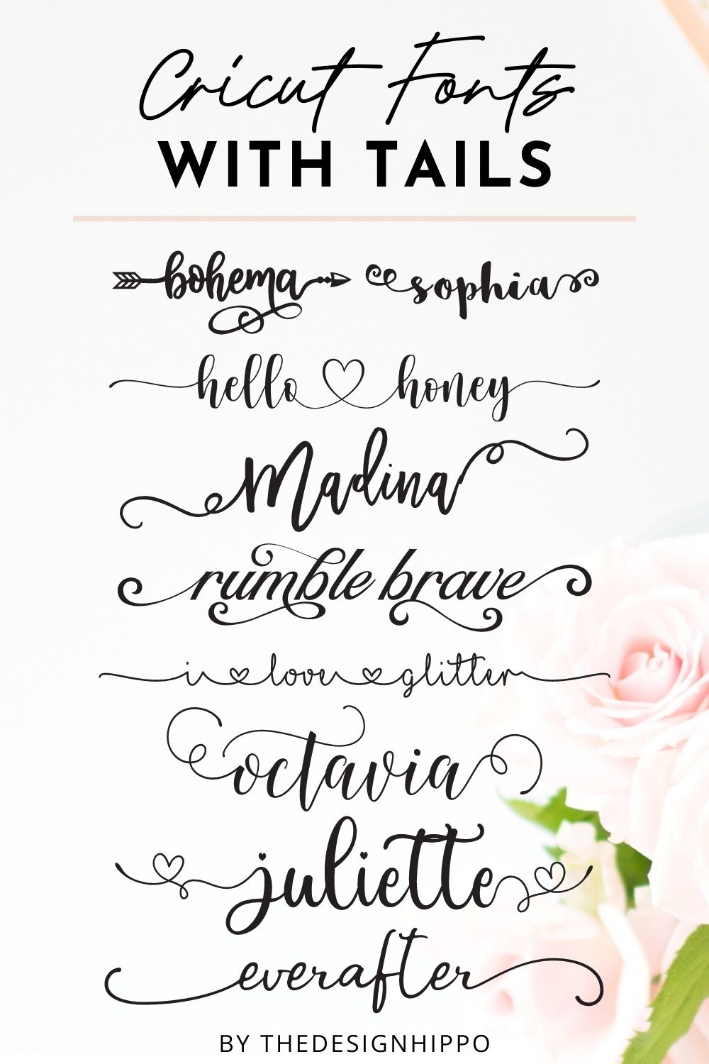 Silhouette Font Svg Handwritten Font Cricut Font Svg Font Tails My ...