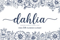 dahlia font