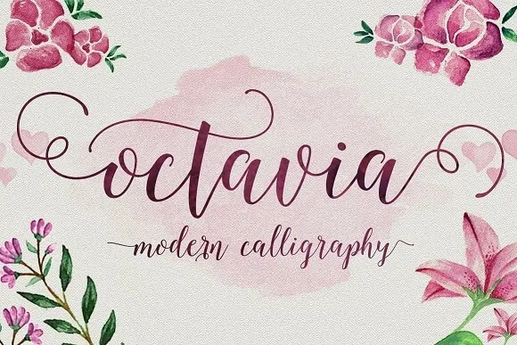 display of the Octavia font