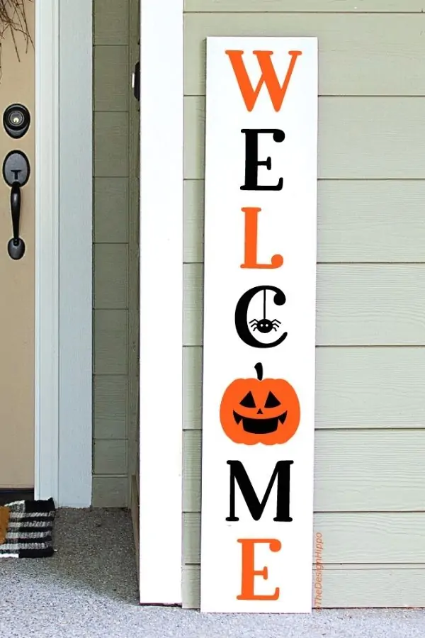 free halloween porch sign svg files