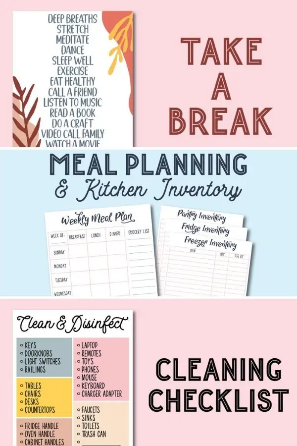 free meal planning printables