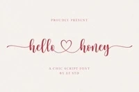 hello honey font