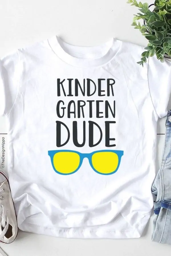 kindergarten dude svg