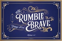 rumble brave font