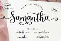 samantha calligraphy font
