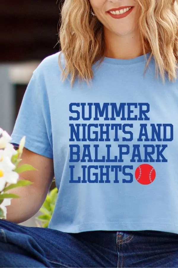 summer nights and ballpark lights svg