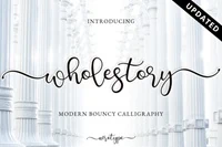 wholestory font