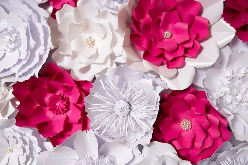 beautiful paper flowers to sell made with cricut cardstock