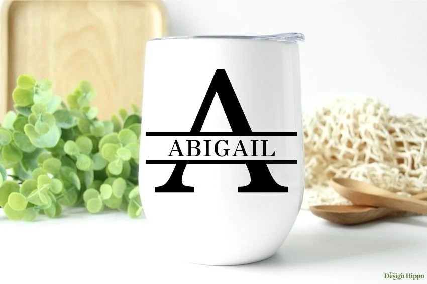 easy personalized tumblers to sell made using a cricut machine