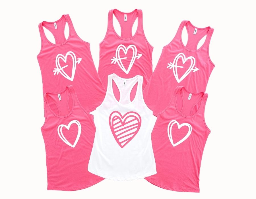 cricut shirt ideas for valentines day