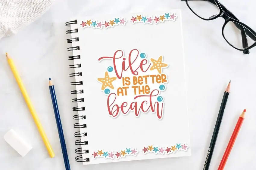 cricut summer stickers