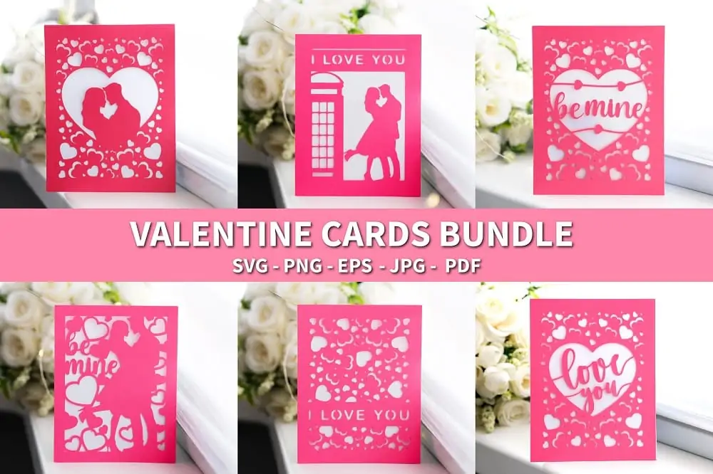 cricut valentine cards