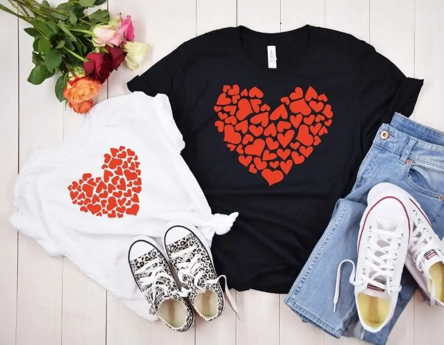cricut valentine shirt designs