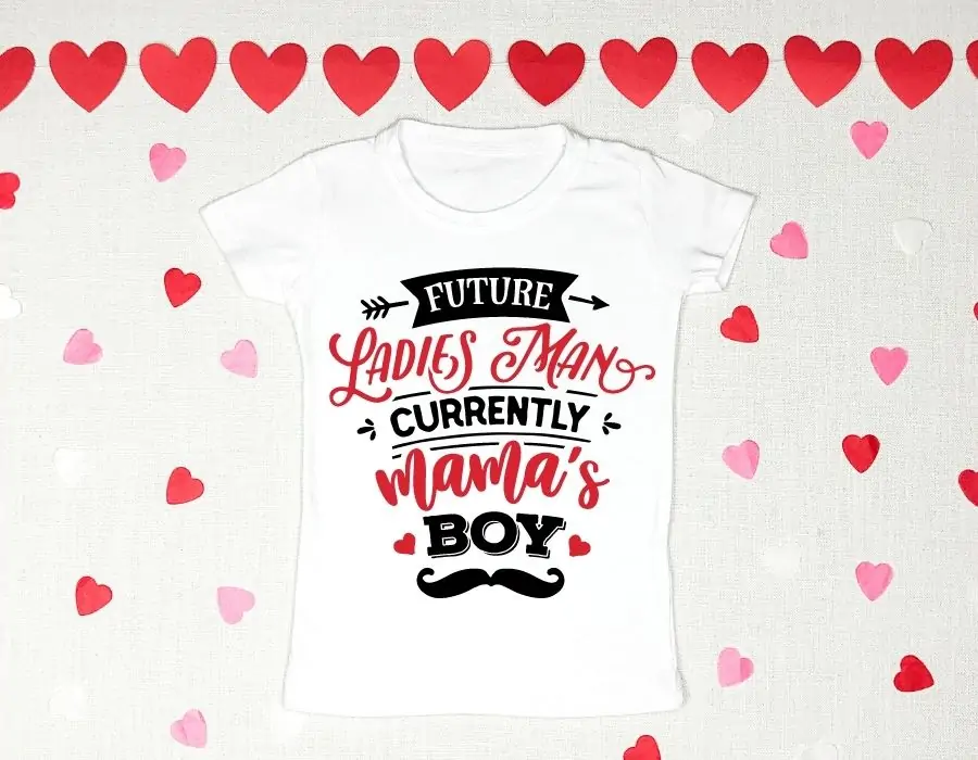 kids valentine shirt ideas made with cricut