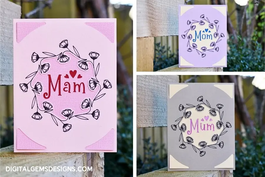 valentine's card for mom cricut ideas