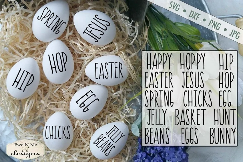 cricut easter egg ideas