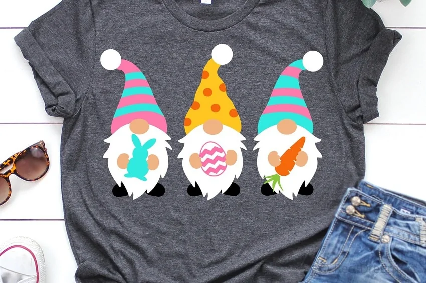 cricut easter shirt idea - Gnomes Shirt