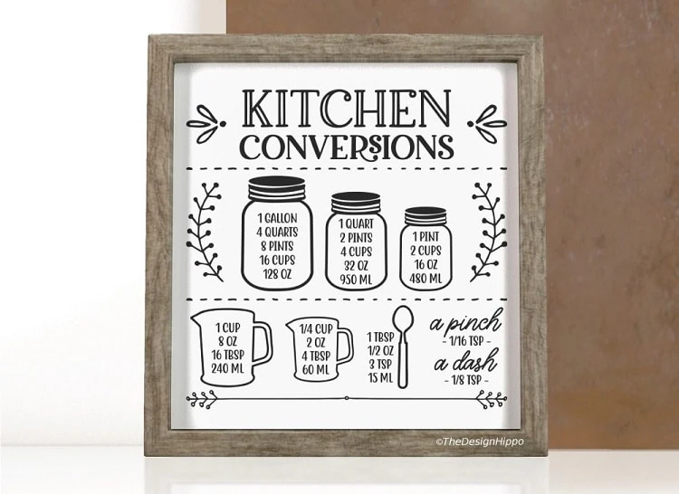 Kitchen Conversion Chart