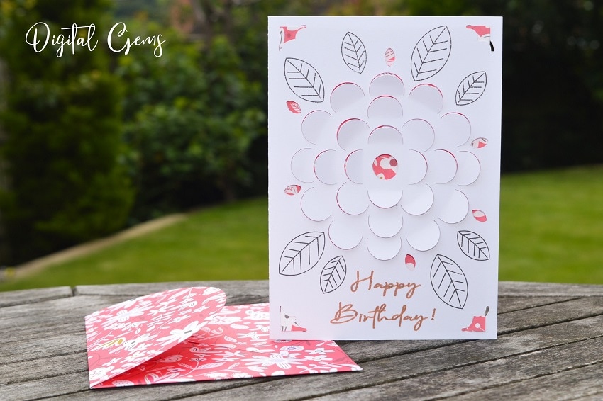 DIY Flower Birthday Card