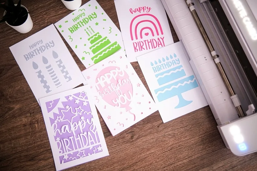 cricut happy birthday cards