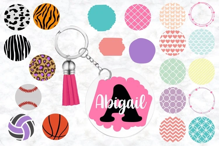 Cute Keychain Pattern SVG – DIY Craft Tutorials