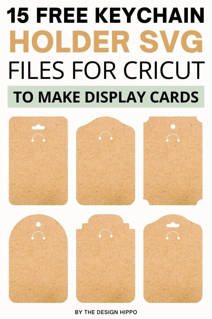 25 Keyring Display Card Svg, Keyring Display Card Template