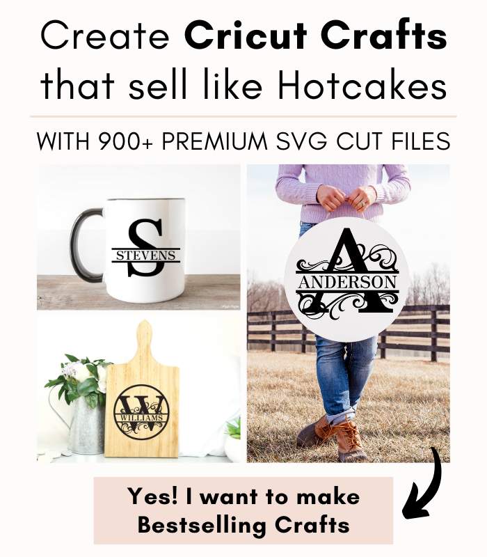 collage of best selling SVG designs on mockups