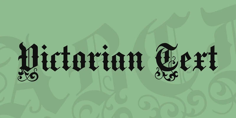 best free fancy font, victorian text
