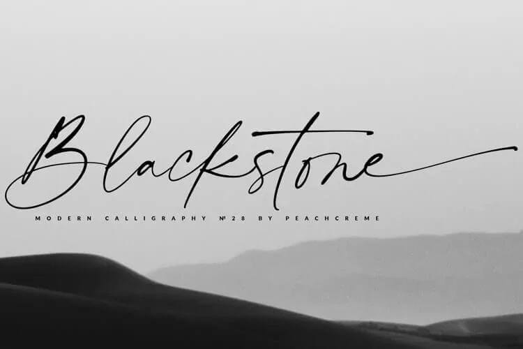 best modern font for logos and branding, Blackstone