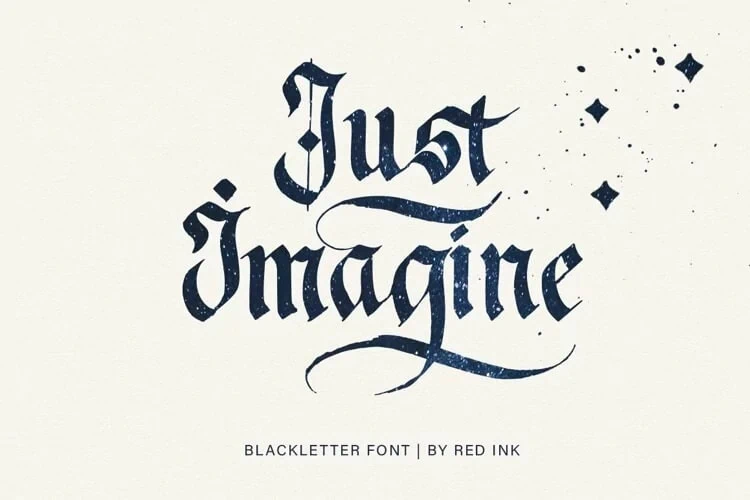 best lettering font, just imagine blackletter font