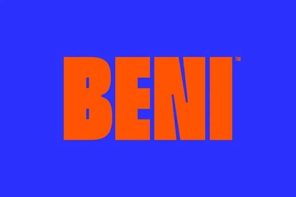 Beni bold font for posters