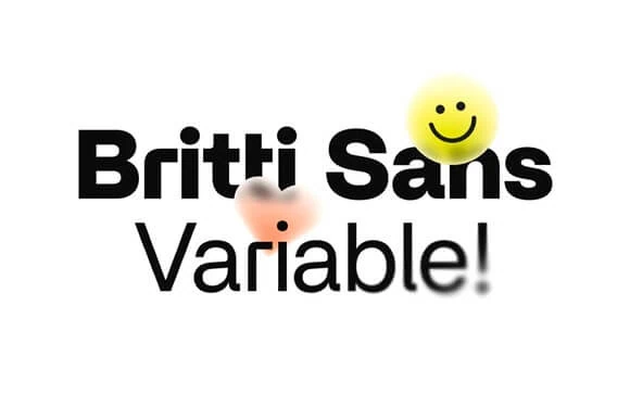 Britti Sans bold font